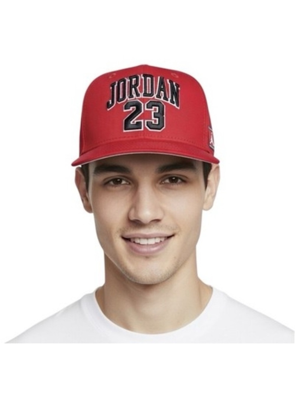 Jordan Red and Black 23 Embroidered Cap